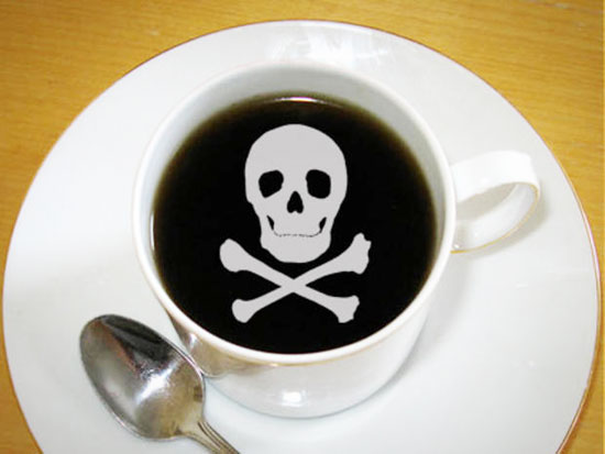 Efectele consumului de cafea asupra sănătății, Cafeaua este dăunătoare pentru vedere